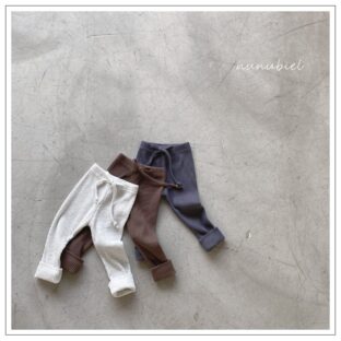 nunubiel waffle roll-up leggings