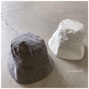 nunubiel monotone bucket hat