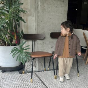 Original fake suede long pants